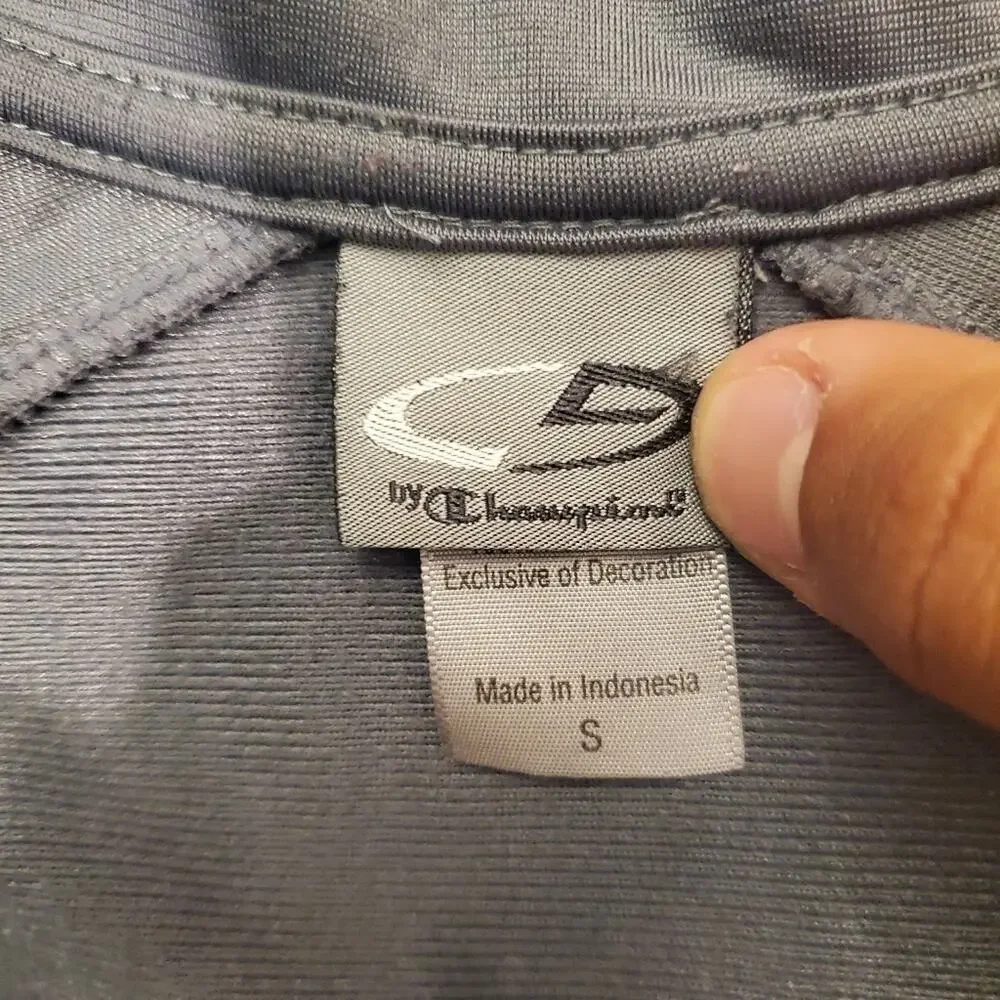 Champion athletic‎ jacket gray and black mens small - Picture 5 of 6